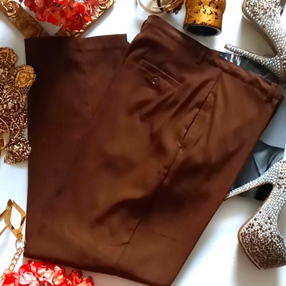 Style & Co. Pants - "CHOCOLATE" Moleskin Cocktail Trousers (NWT)